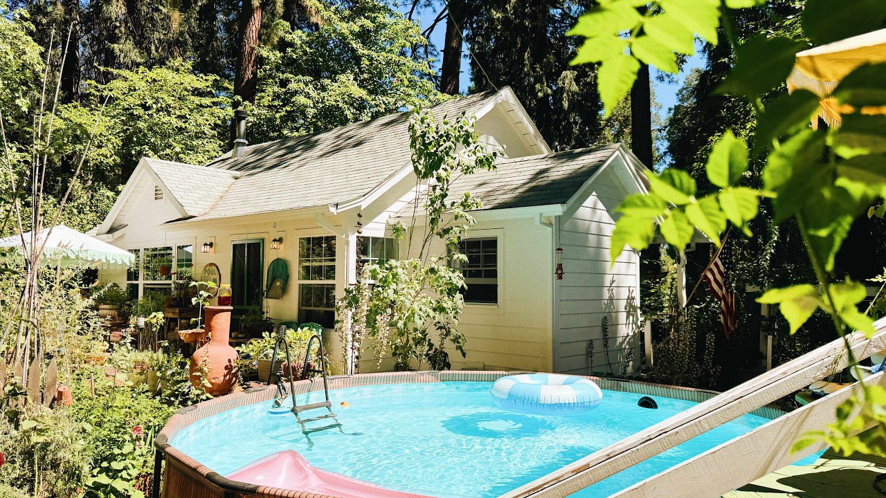 Summer at Our 1940s California Cottage | Wild Garden, Pool Setup & Slow Living
