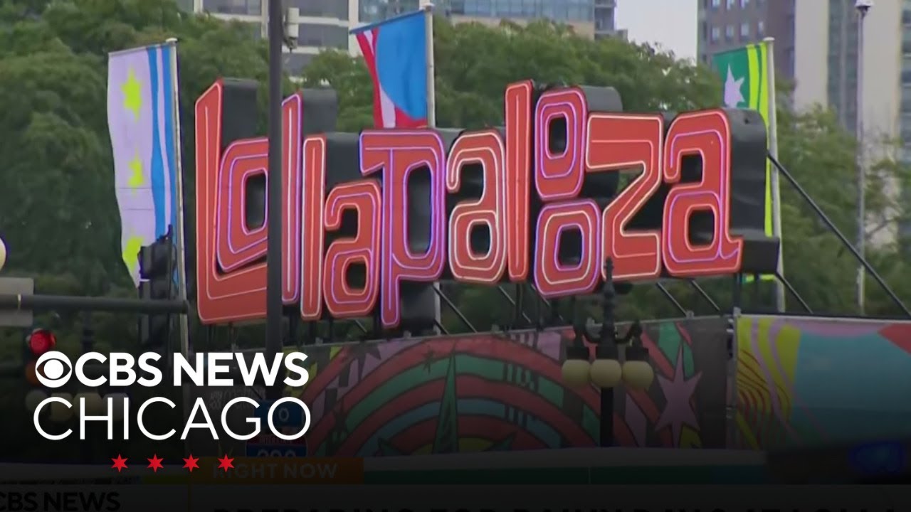 Preparing for heavy rain on day 3 of Lollapalooza