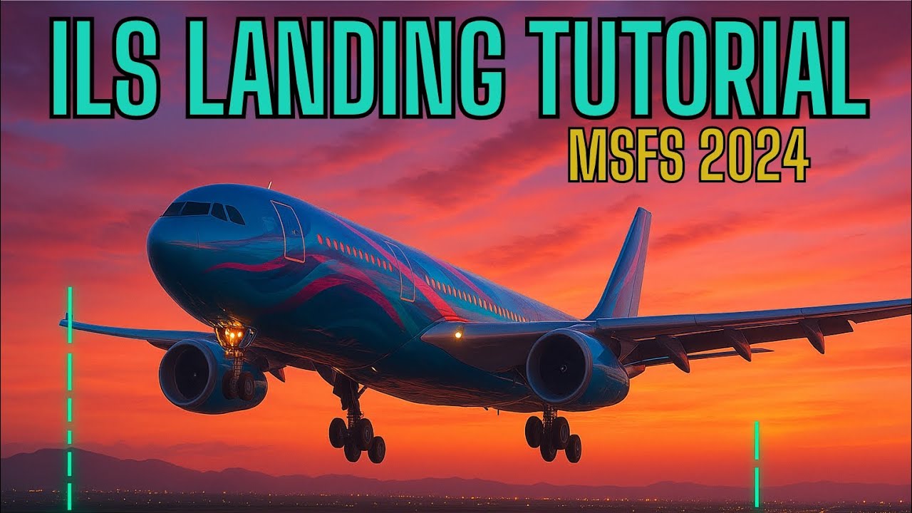 MSFS 2024 ILS Landing TUTORIAL ✈︎  InBuilds A330