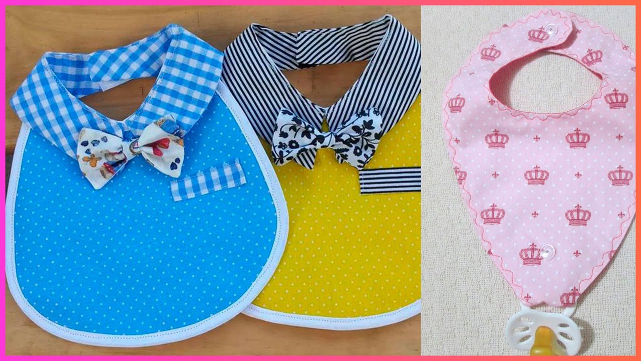 COSTURA: Como hacer un babero para bebe