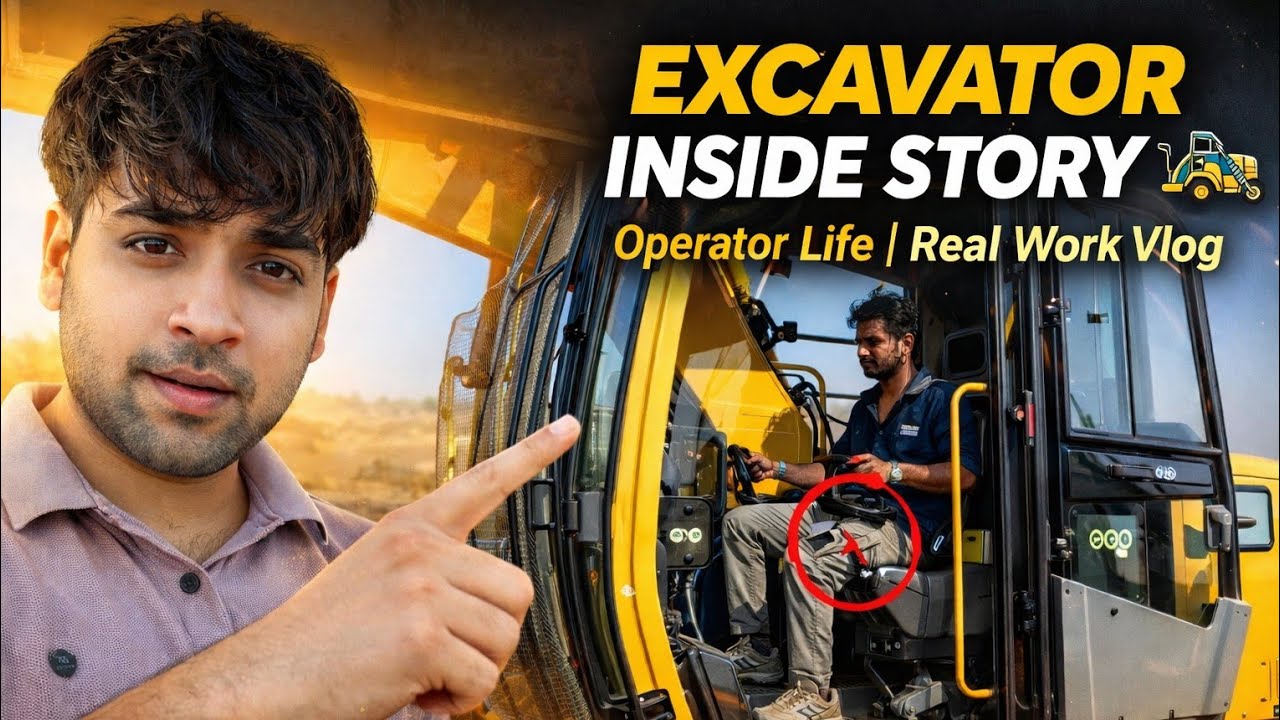 Excavator Full Vlog | Operator se Seekha Excavator Kaise Chalaye (Step by Step Guide) | Site Life