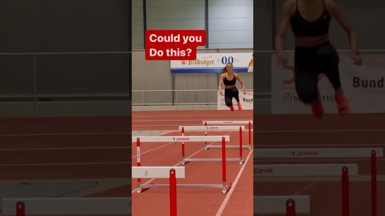 SINGLE LEG HURDLE JUMPS 🔥 #jump #strength #sports #motivation