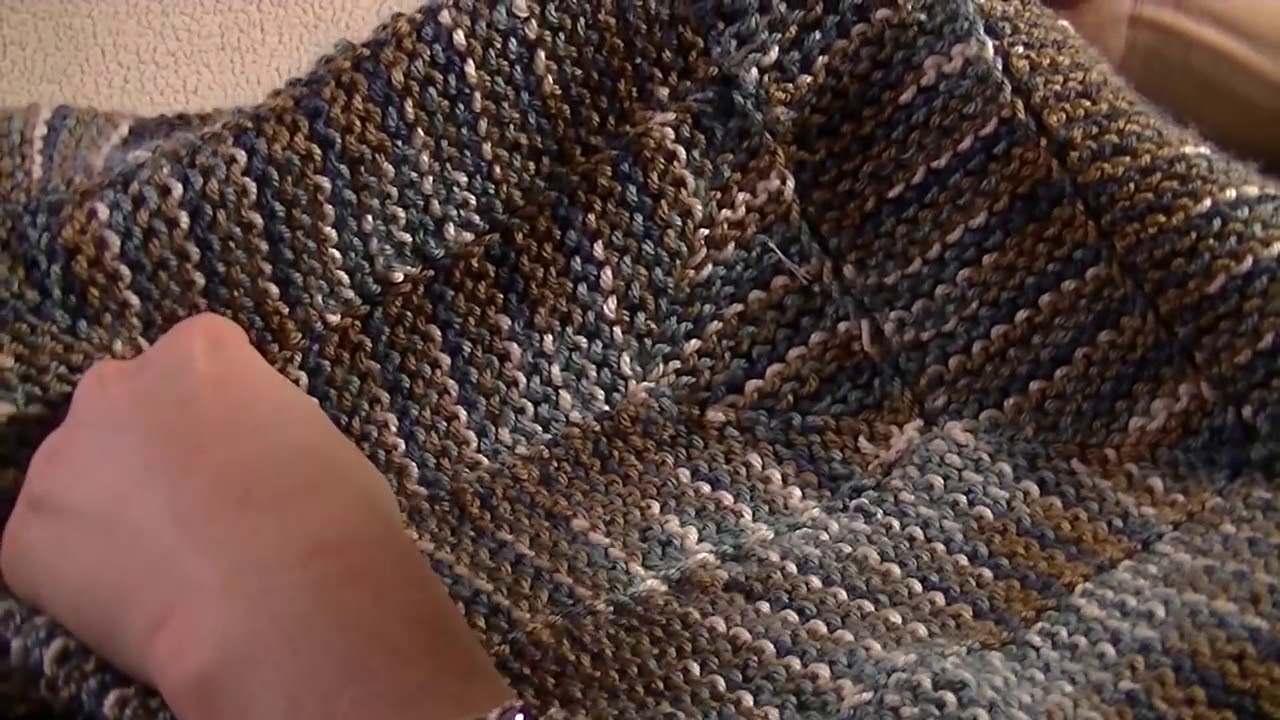 How to make a 10 stitch blanket on a knitting loom