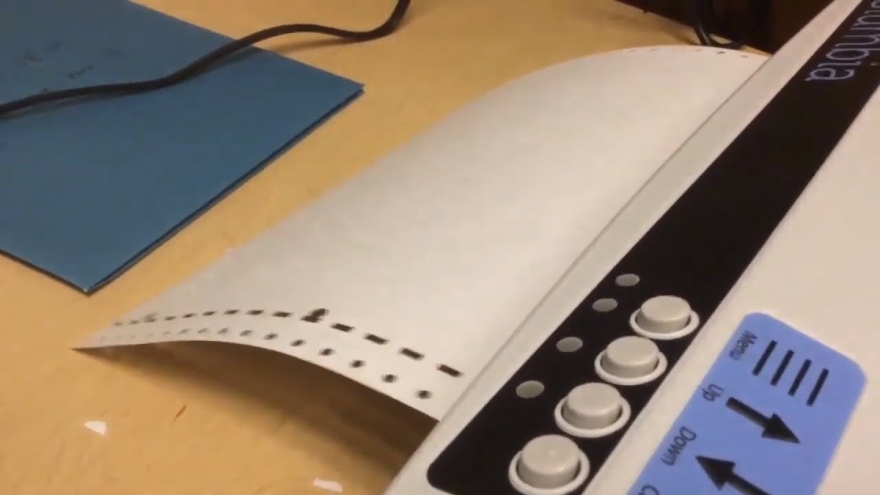 Using a VP Columbia Braille Embosser with Duxbury