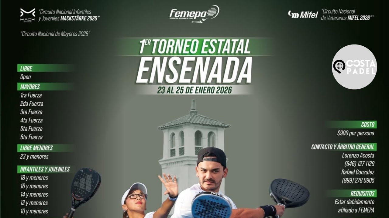 Grábala - 1er Torneo Estatal - Costa Pádel