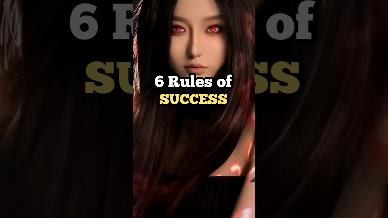 6 rules of success ❤️‍🔥💯😉#inspiration #motivation #shortlife #share #subscribe #like #views #yt