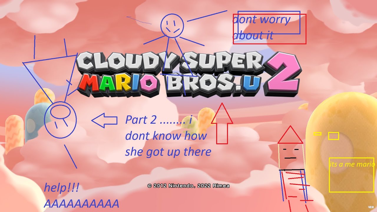 Playing Clouldy Super Mario Bros Wii U Part 2