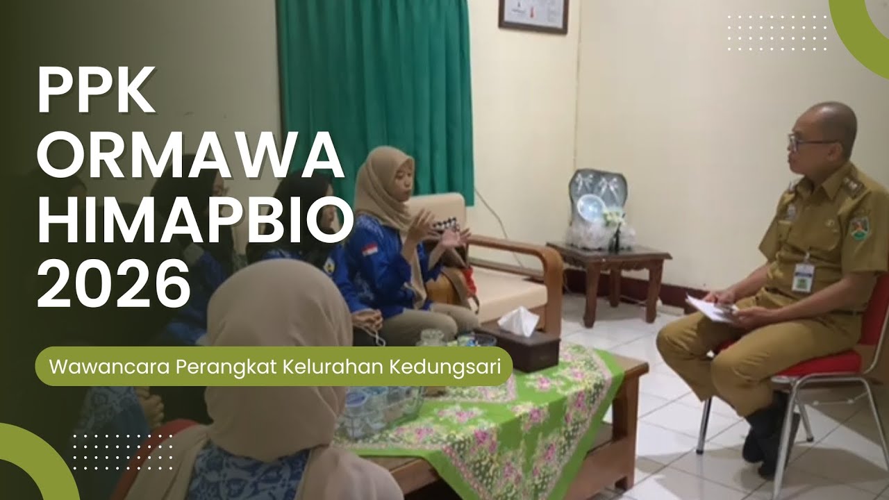 HIMAPBIO UNTIDAR WAWANCARA KELURAHAN KEDUNGSARI