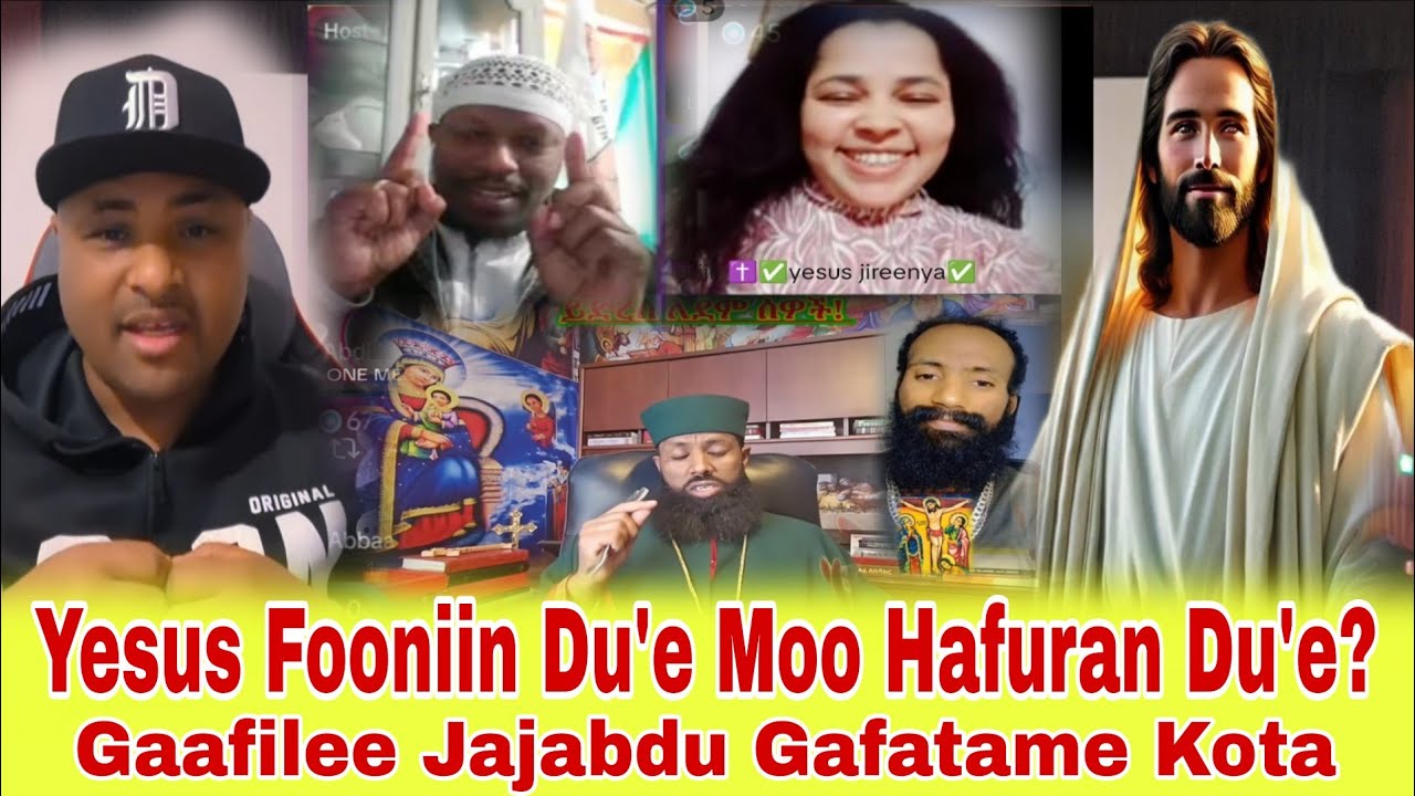 yesus kiristoos fooniin du'e moo hafuran du'e ustaz abdulfatta