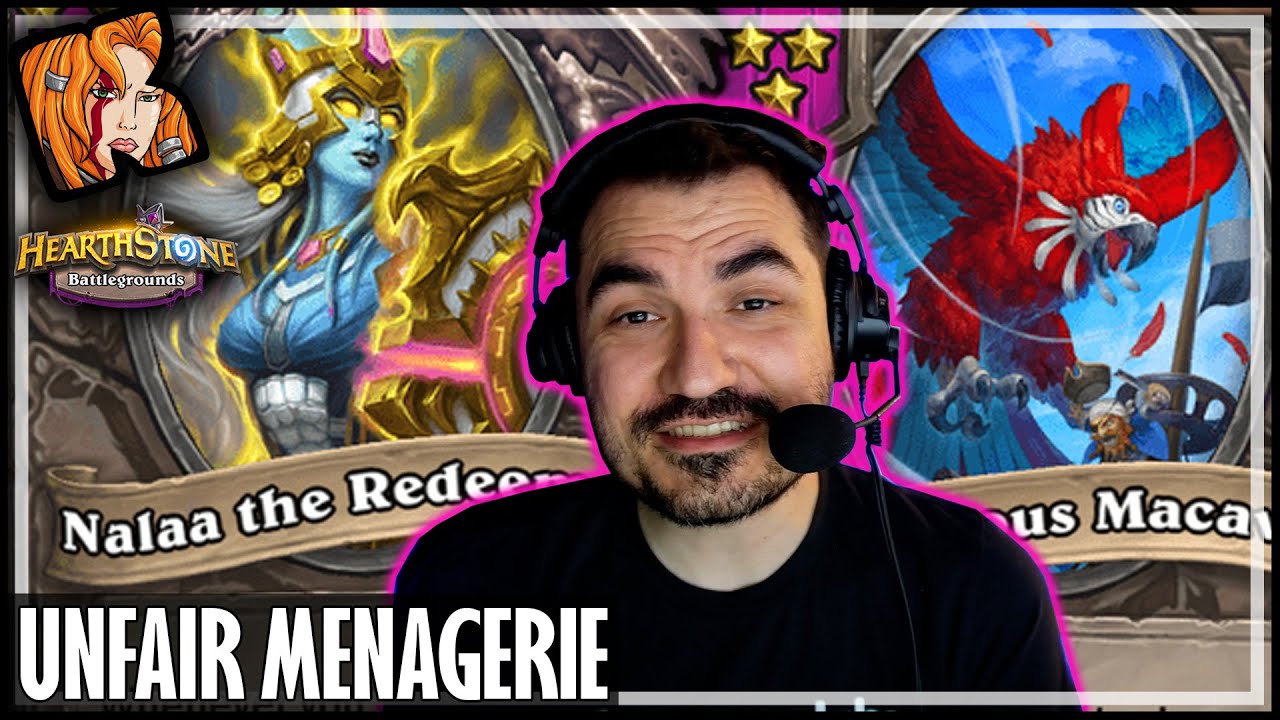 MOST UNFAIR MENAGERIE EVER! - Hearthstone Battlegrounds