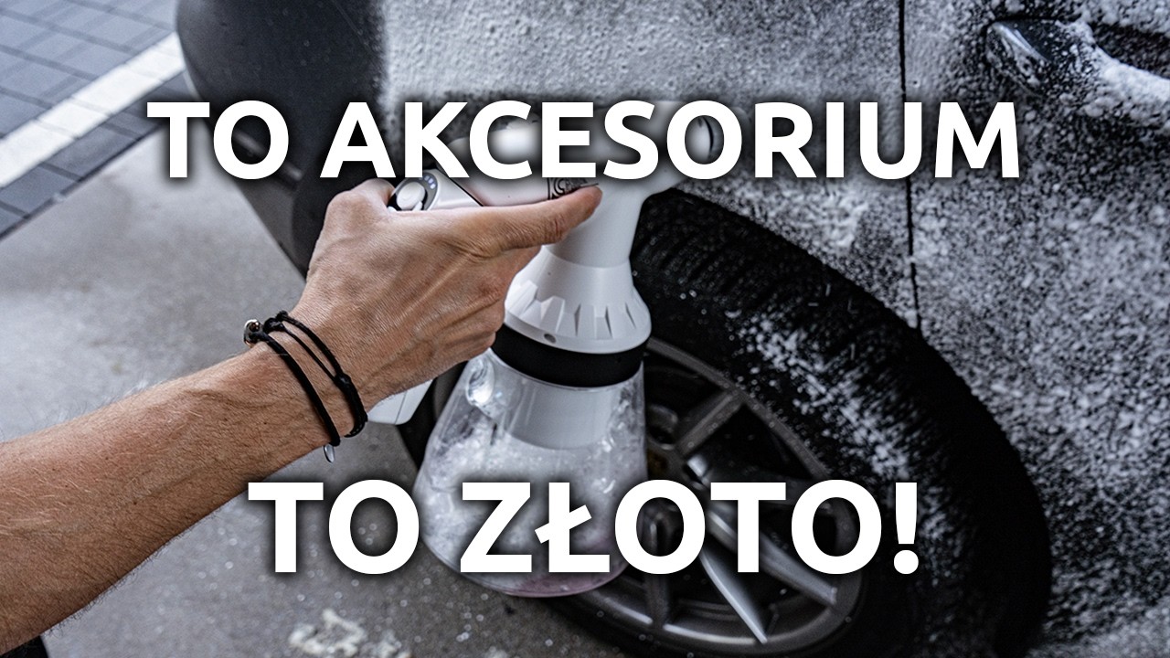 Mycie auta na myjni bezdotykowej już nie będzie takiego samo! Test elektrycznej pianownicy.