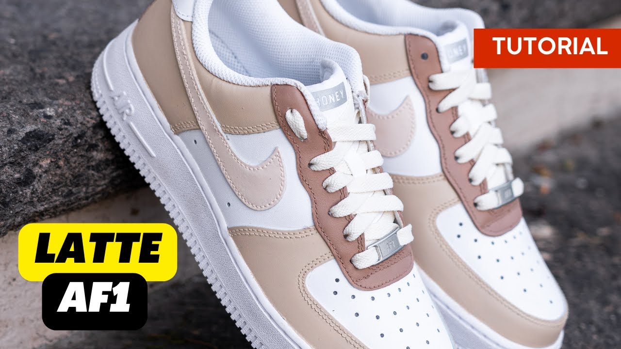 Personalizando Latte Air Force 1 | Tutorial SENCILLO