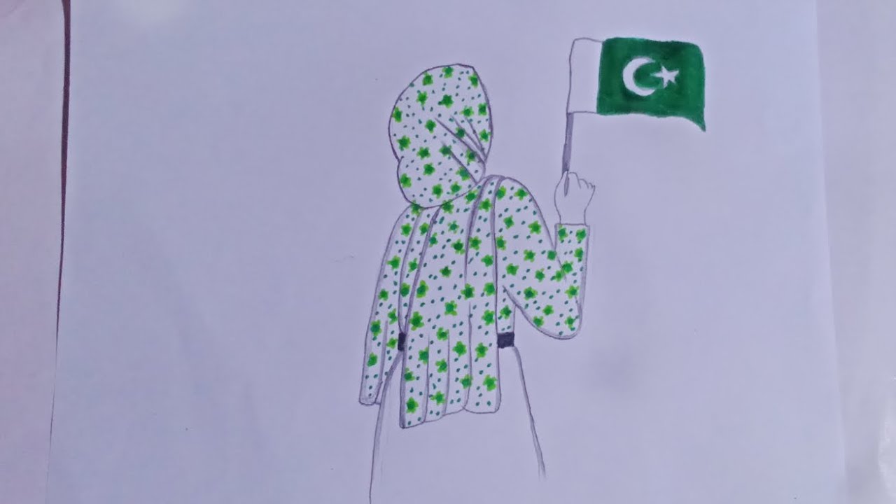 Pakistan Independence Day drawing | 14 August 2025 independence day 