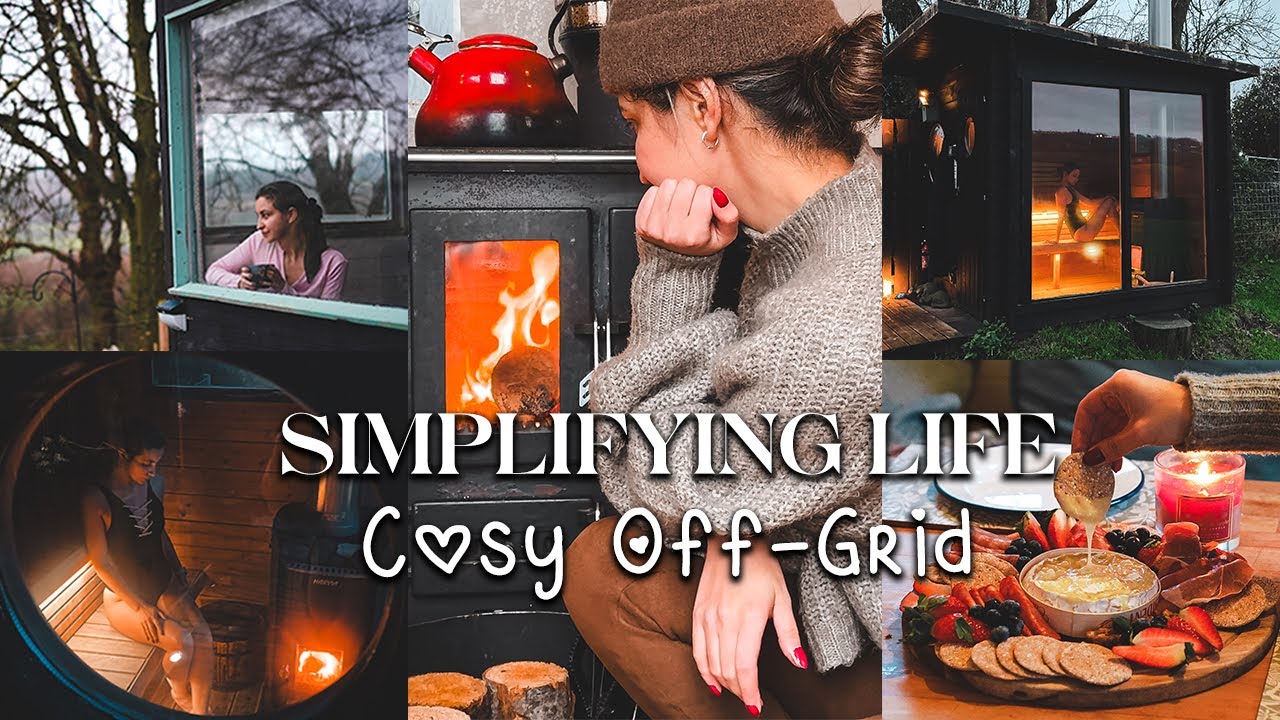 Slow Living In An Off-Grid English Countryside Cabin | Cosy Winter Days