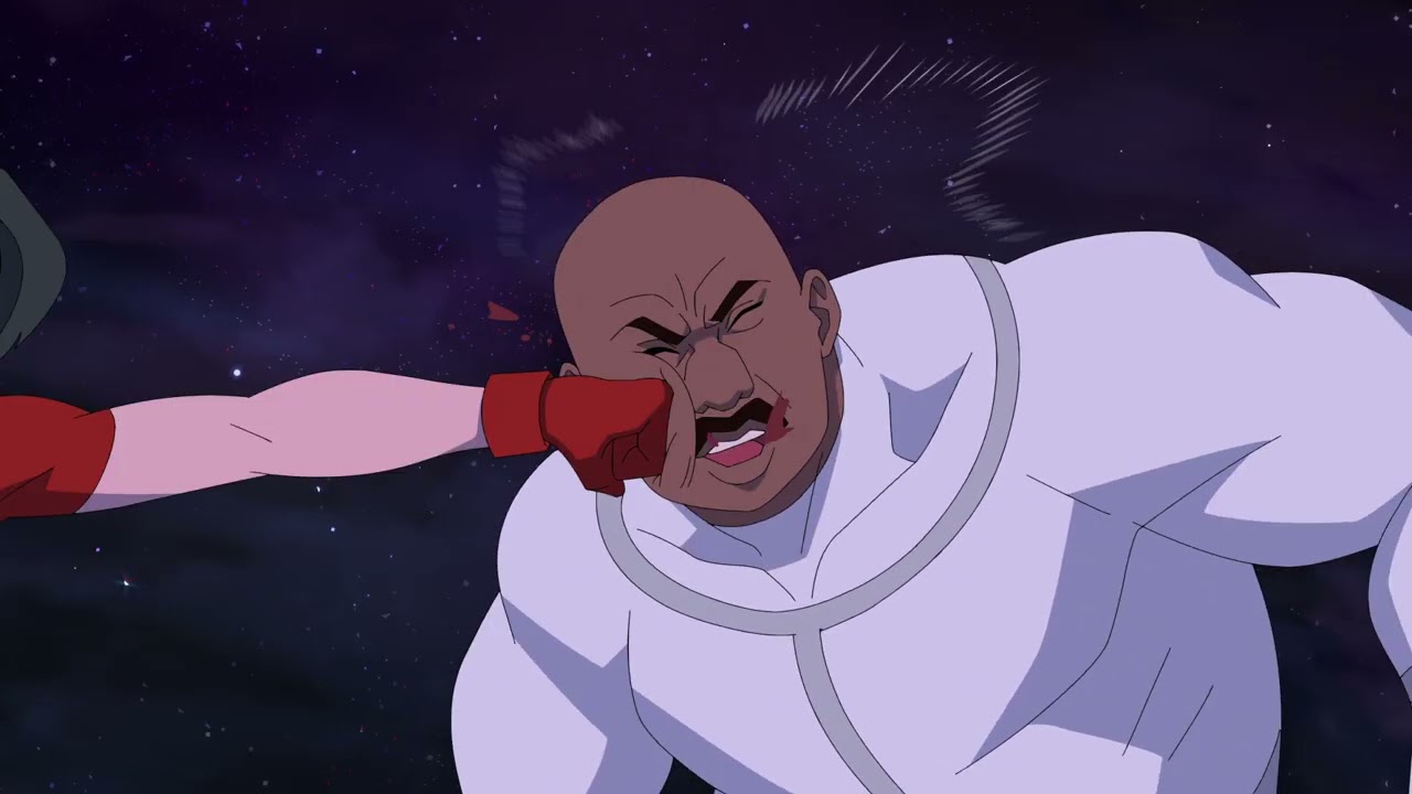 Invincible Viltrumite War Fight Part 1 - Season 4 Episode 7