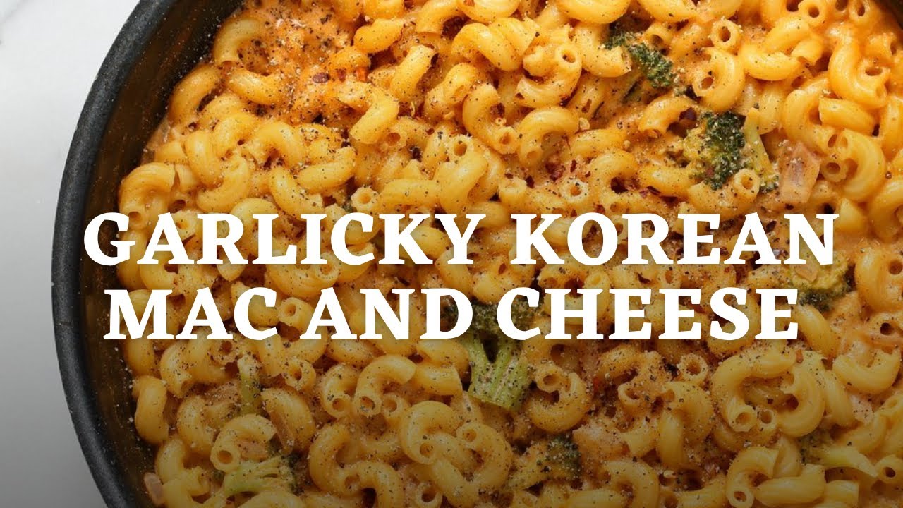 GARLICKY KOREAN MAC AND CHEESE | Vegan Richa Recipes