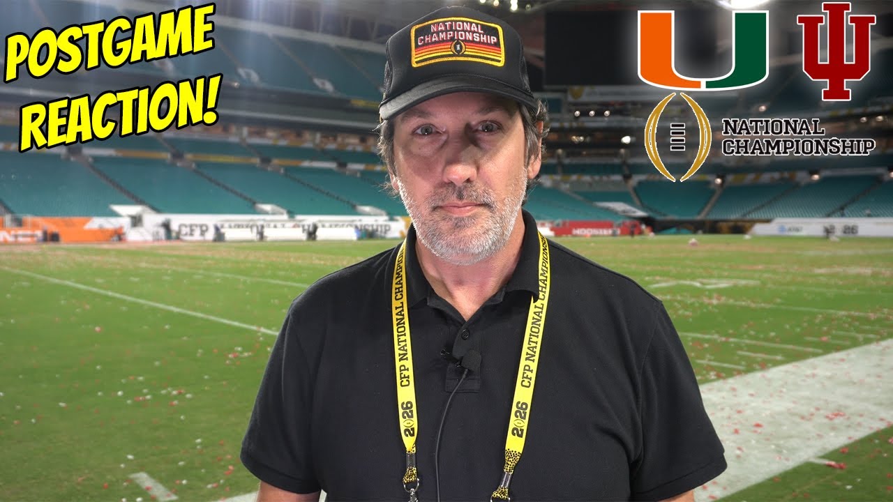 INSTANT REACTION to #10 Miami's Loss to #1 Indiana in National Championship Game