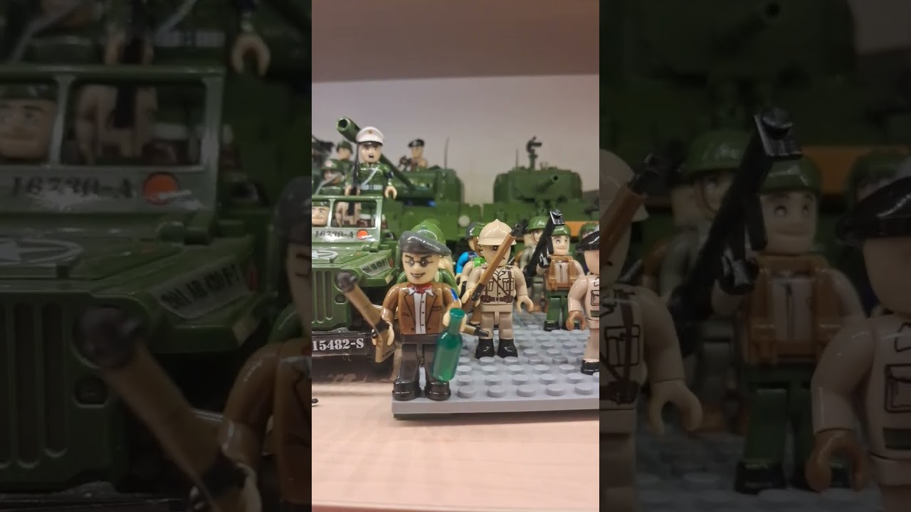 COBI ALLIES #shorts #cobi #lego #bricks #automobile #tank #ww2 #history #allies #usa #us #uk #poland