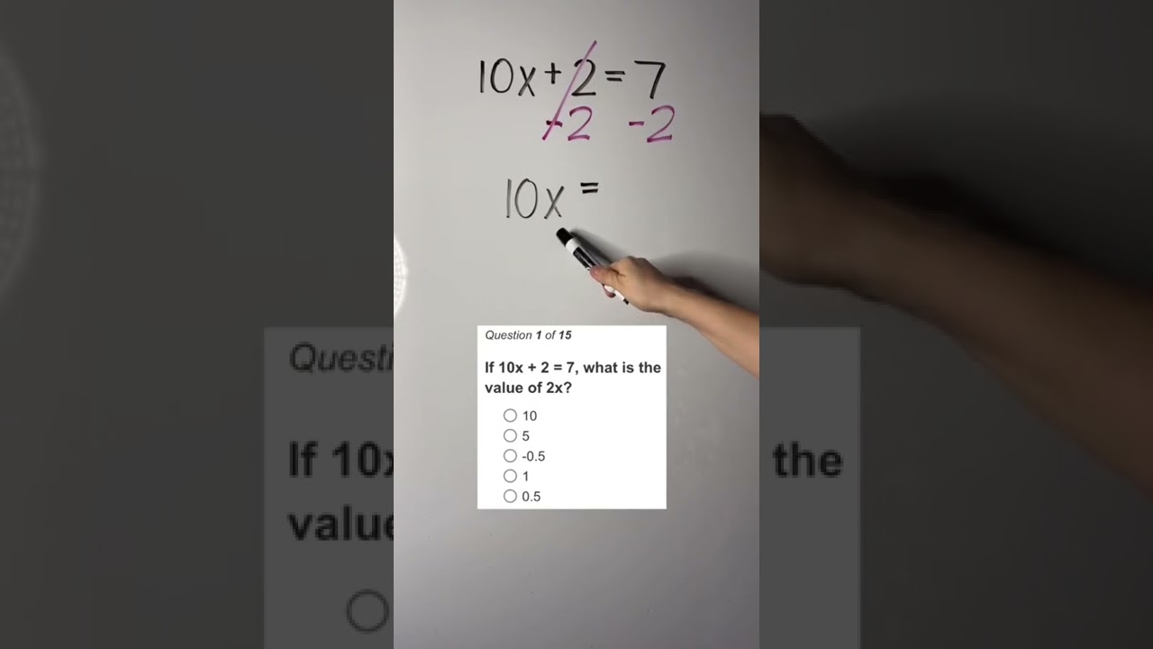 Практический экзамен GED по математике, пример 1 #gedmath #GED #silentmath #wordproblems