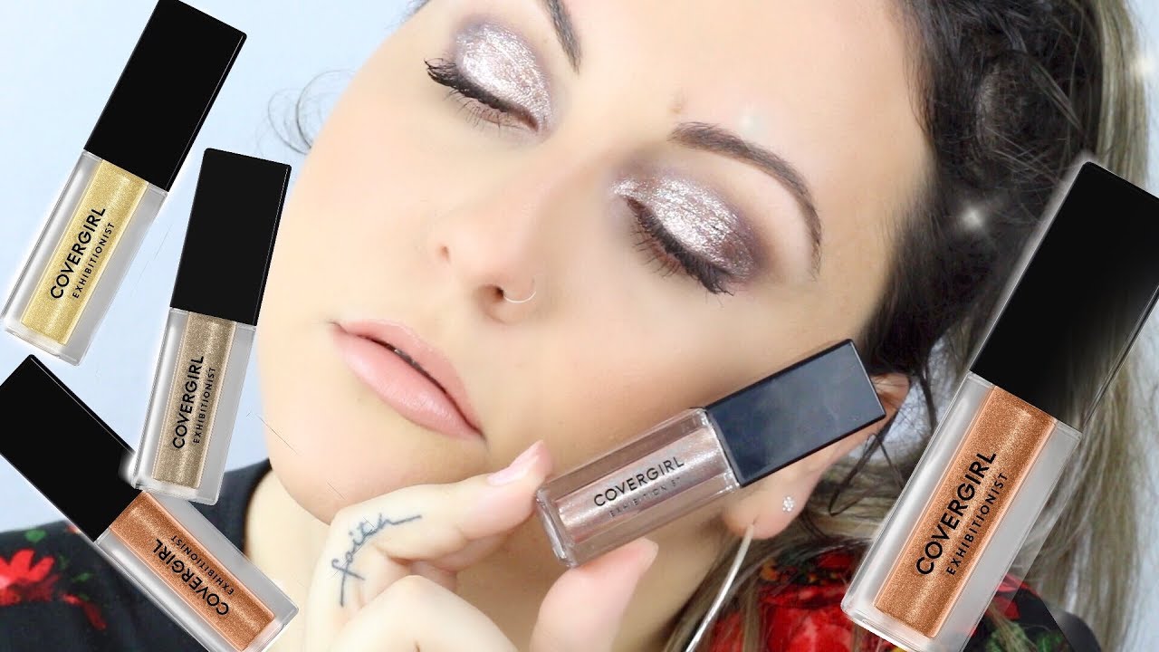 *NEW* COVERGIRL EXHIBITIONIST LIQUID GLITTER SHADOW REVIEW! MY FAV!