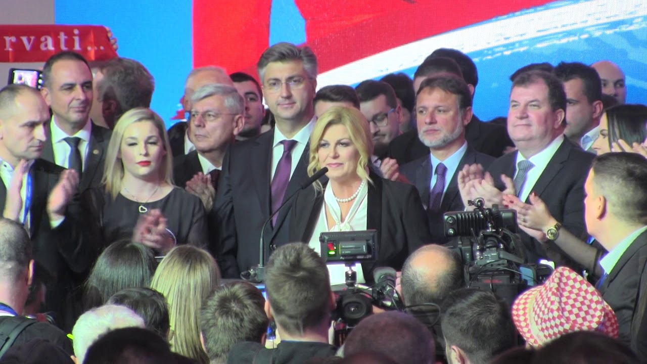 Govor Kolinde Grabar-Kitarović nakon 2. kruga predsjedničkih izbora (5. 1. 2020.)