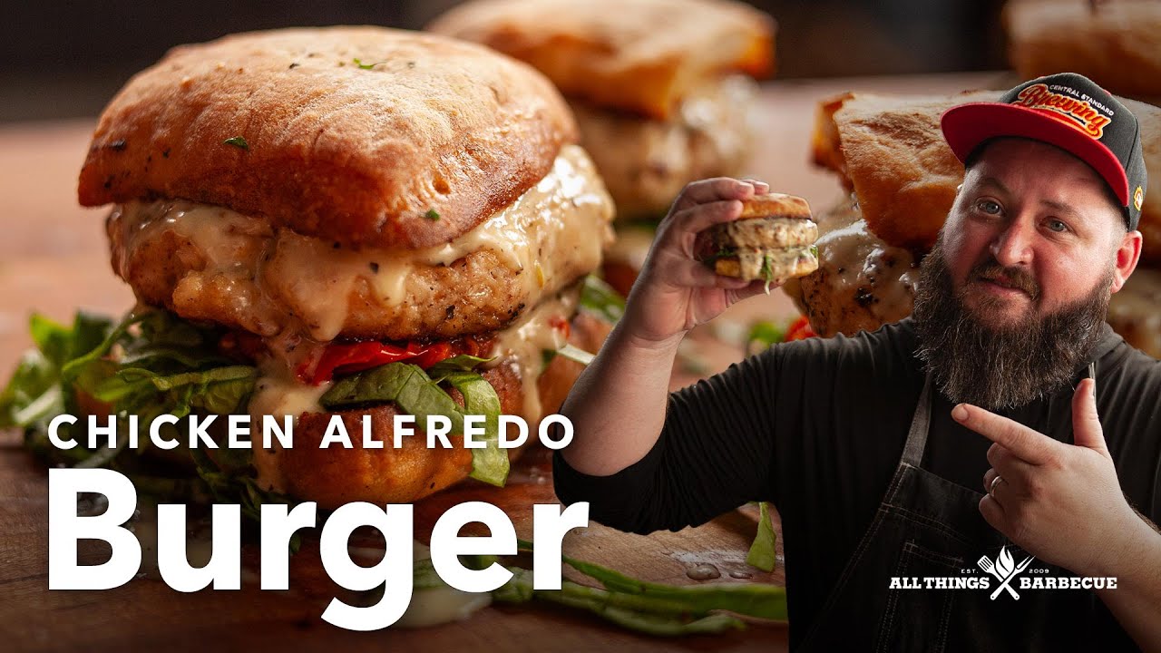 This Chicken Alfredo Burger Shouldn’t Work... But It’s Amazing