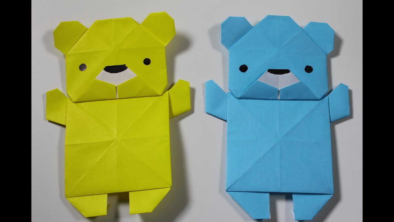 How to Origami Tutorial Animal : Polar Bear