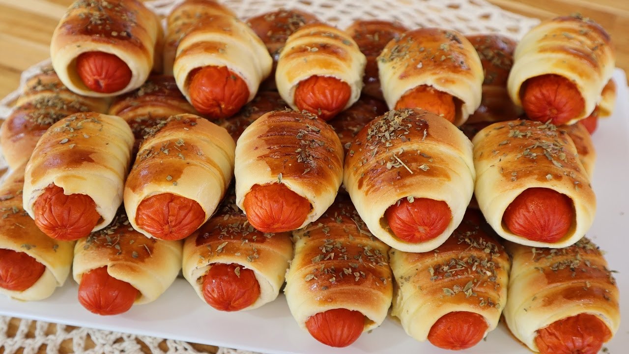A RECEITA MAIS FÁCIL DE ENROLADINHO DE SALSICHA QUE VOCÊ JÁ FEZ - Receitas de Pai