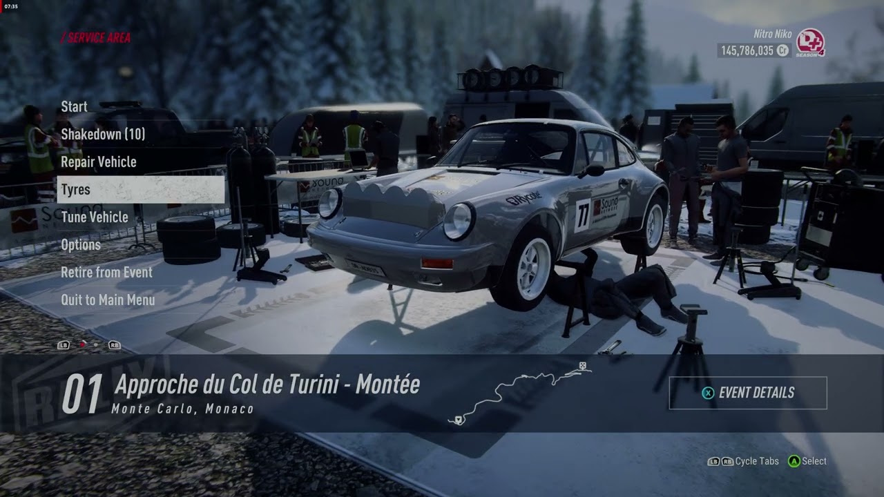 DiRT Rally 2 0 2026 02 24 Two dailys, Fiat rwd2 Sweden-Porsche grpB rwd Monte,Cockpit view PC.