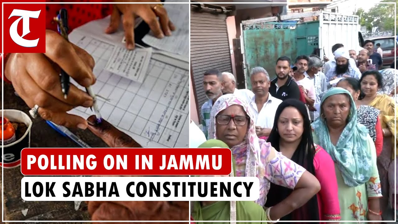 Lok Sabha Elections 2024 Phase 2: Voters queue up outside polling booth in Jammu