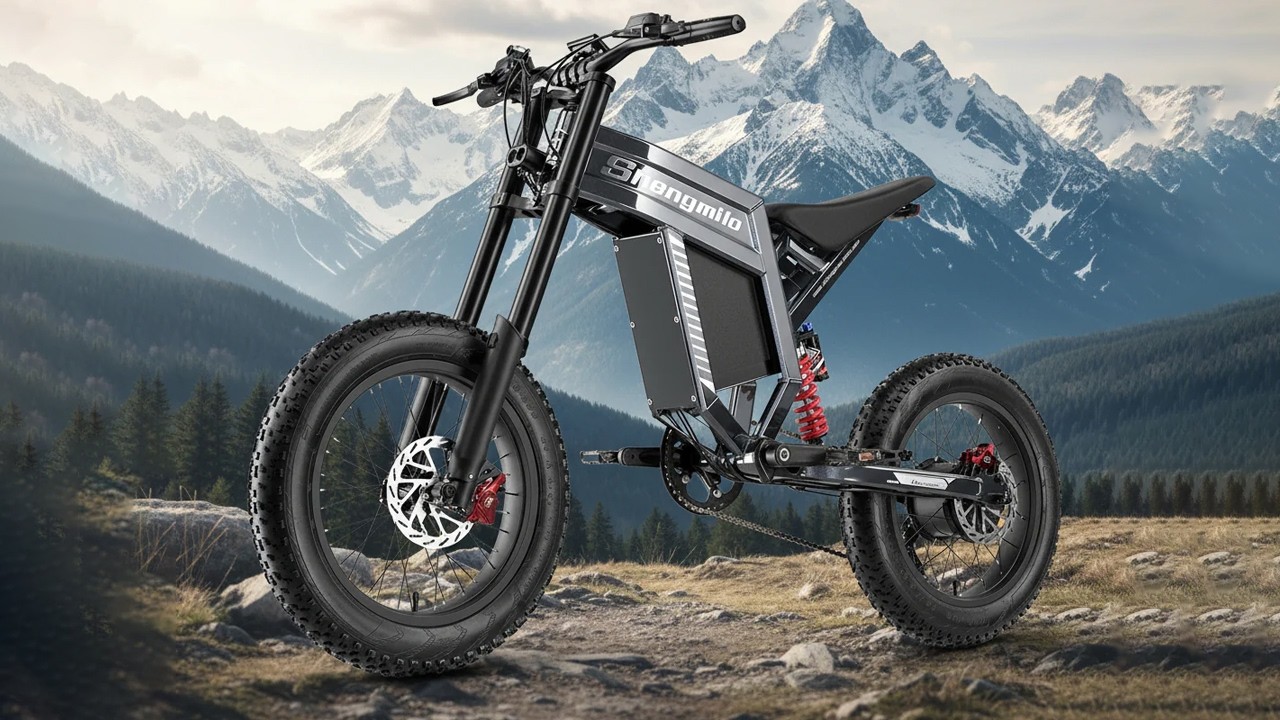 Shengmilo S900 Electric Bike 1500W Motor 60V 30Ah Battery 20*4.0 Inch Fat Tire Off-road Motorcycle