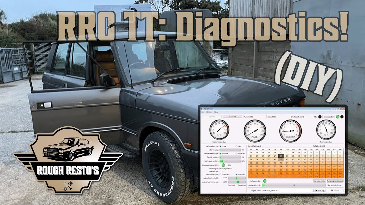 Range Rover Classic RoverGauge Diagnostics (DIY) Cable build & Setup / Rover 14CUX 'Hotwire' ECU
