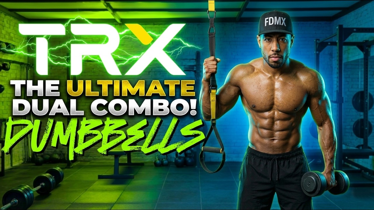 Full Body Strength | TRX Suspension + Dumbbells Workout!