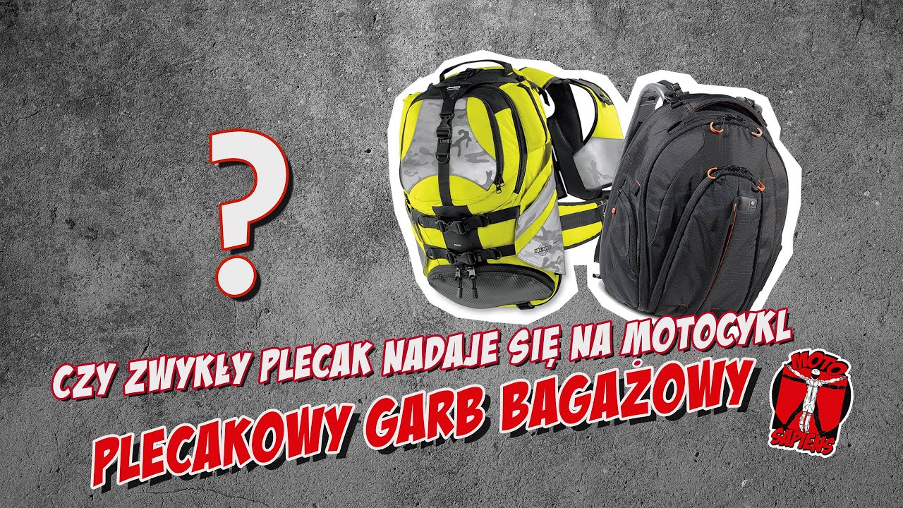Plecaki motocyklowe czym różnią się od zwykłych - Motosapiens.pl