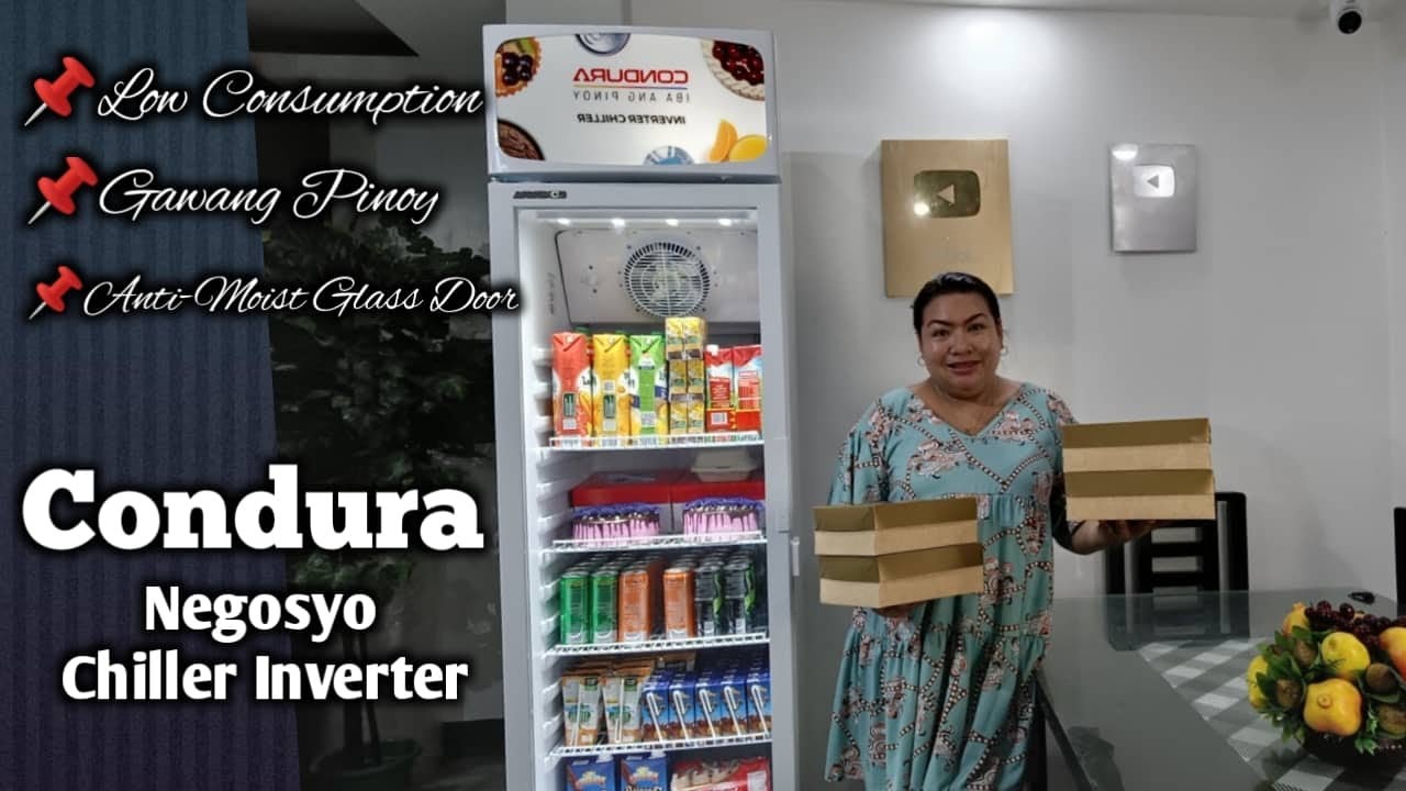 CONDURA Negosyo Chiller Inverter  Unboxing Review by mhelchoice Madiskarteng Nanay