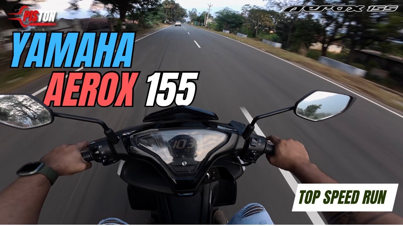 Yamaha Aerox 155 S Top Speed Run 🔥 Full Throttle