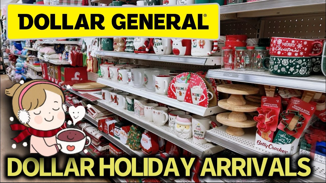 DOLLAR GENERAL 🎄SHOCKING NEW HOLIDAY ARRIVALS STARTING A $1 AND UP‼️ #dollartree #new #shopping 