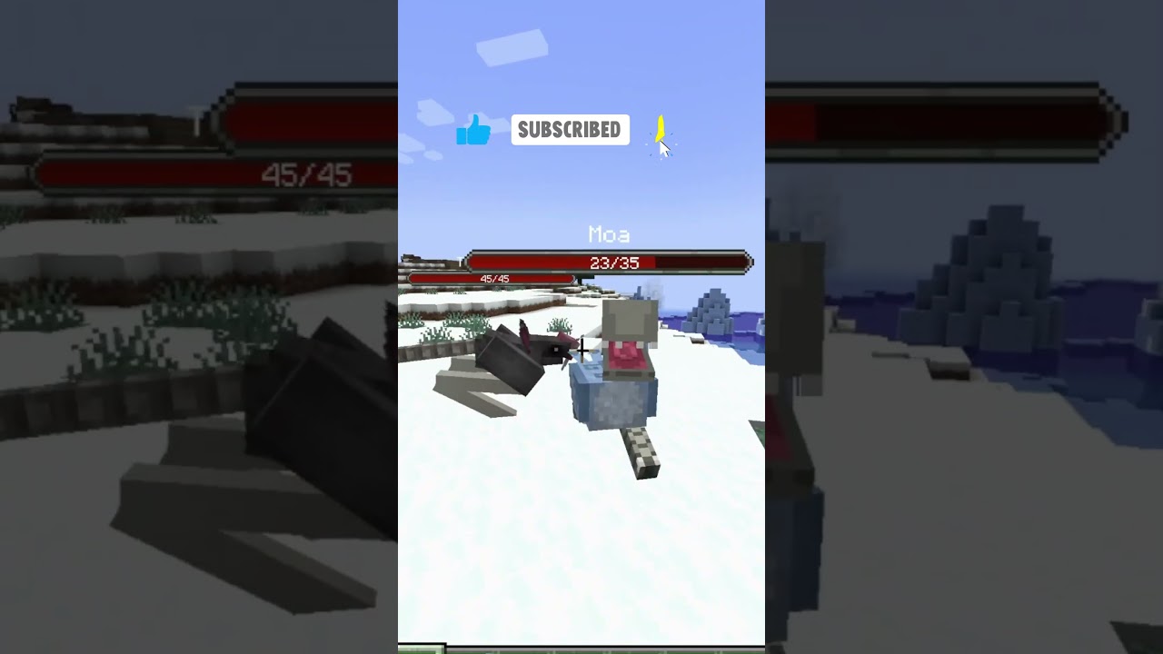 Tall Mouse vs Moa (Minecraft Mob Battle)