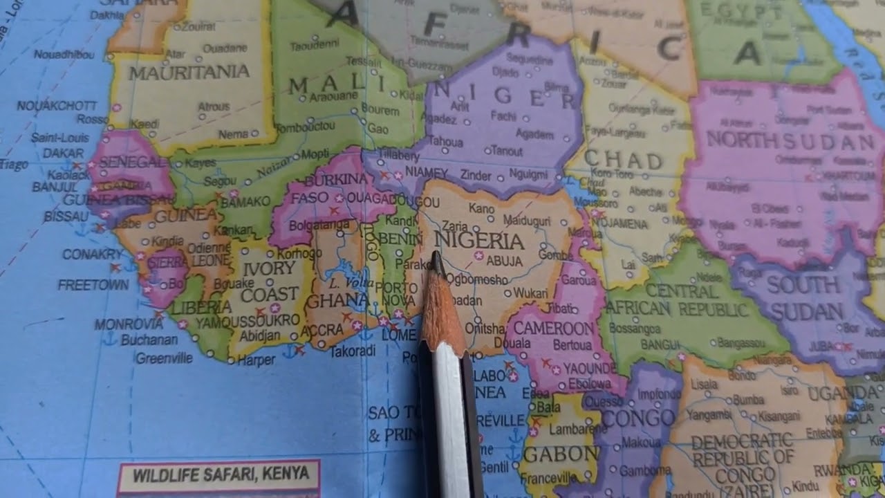 NIGERIA MAP