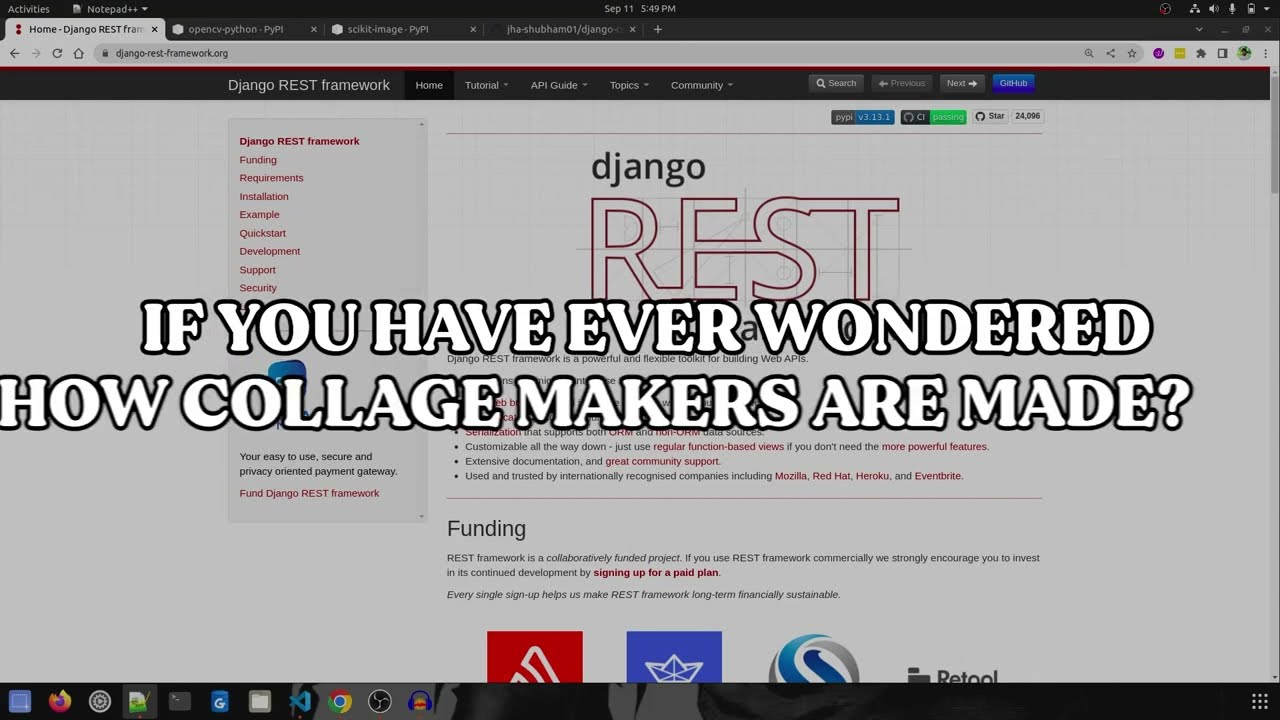 How to make Simple Photo Collage Maker using Python, Django in 30 minutes