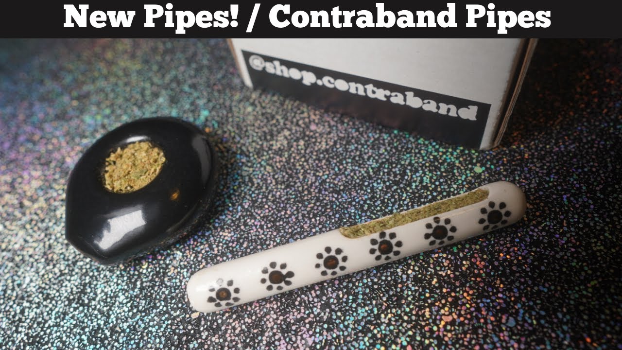 Unboxing a New Weed Pipe & One-Hitter  // Contraband Ceramic Pipes