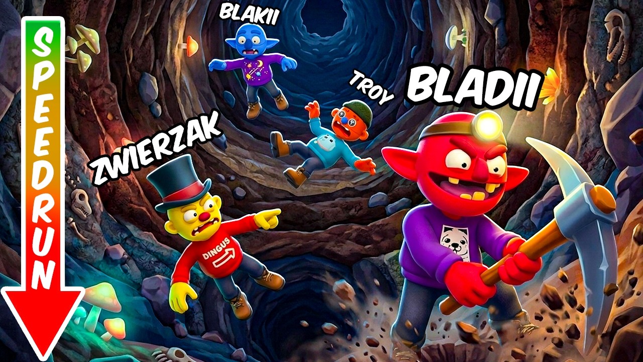 ROBIMY SPEEDRUN SCHODZENIA do DZIURY!!! | Pratfall