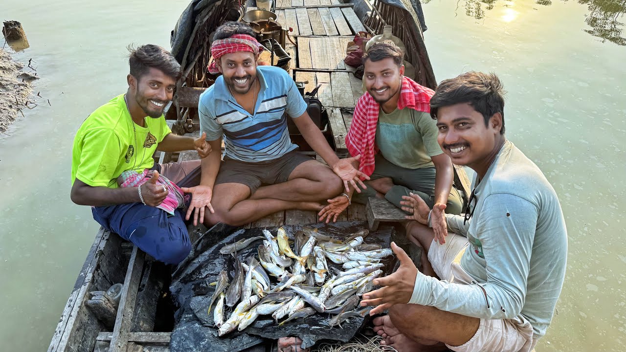 পঞ্চমুখী নদীতে বরশি দিয়ে,কাটায় কাটায় মাছ ধরলাম!!!