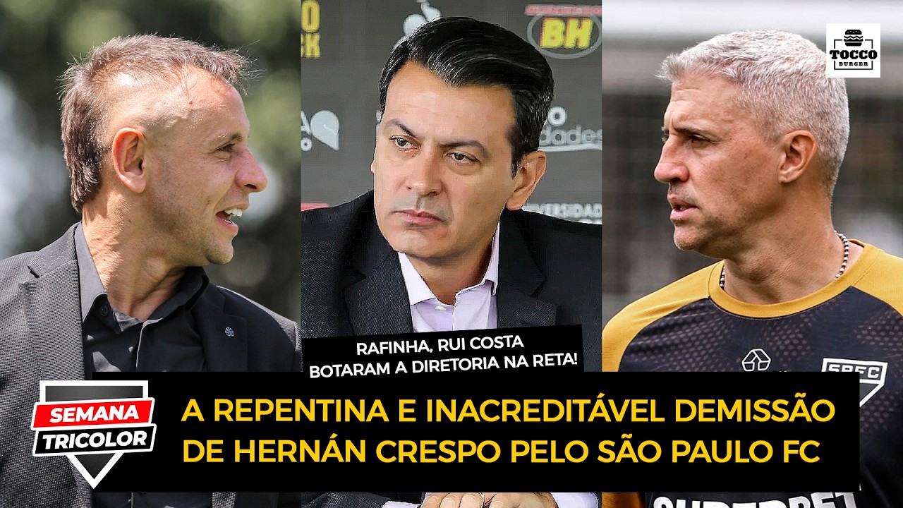 QUE MOMENTO PARA A DEMISSÃO DE CRESPO! Programa debate o 
