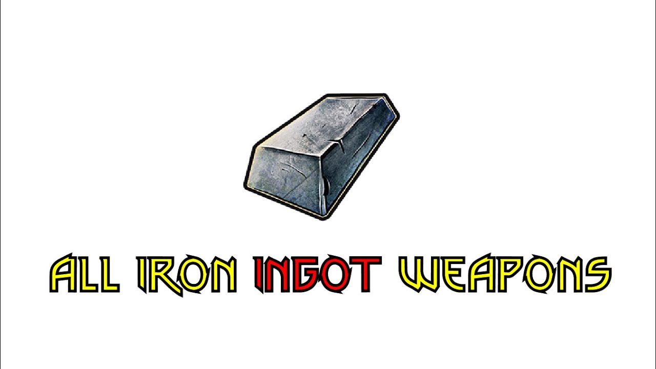 ALL IRON INGOT WEAPONS | LAST OASIS