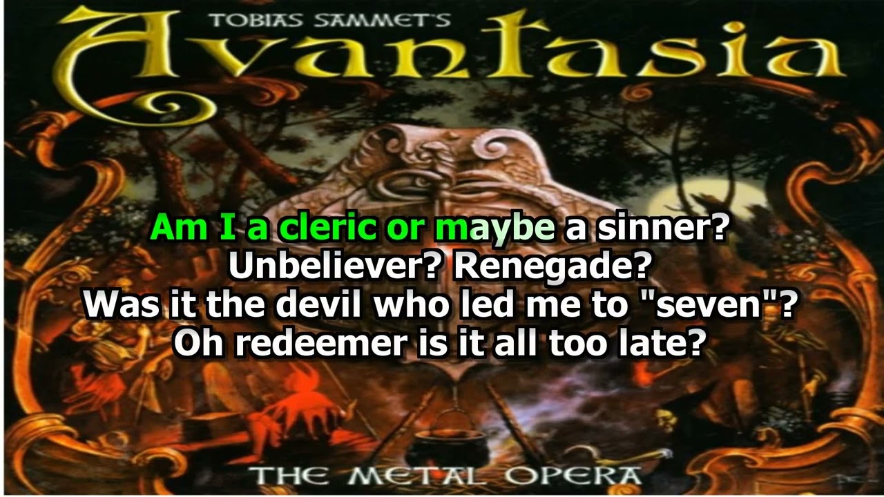 Avantasia Reach out for the Light versão karaoke