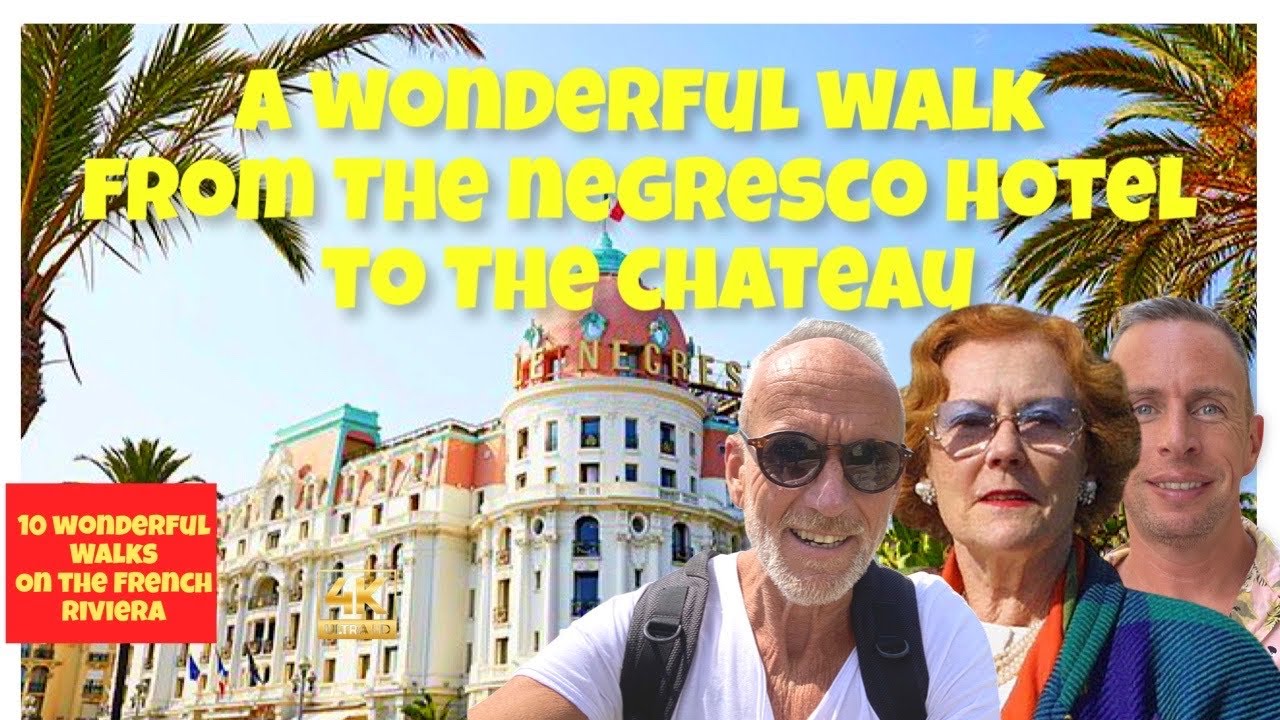 Is NEGRESCO HOTEL Really Owned By Dogs? Great Walk from NEGRESCO HOTEL to CHATEAU. Nice, France