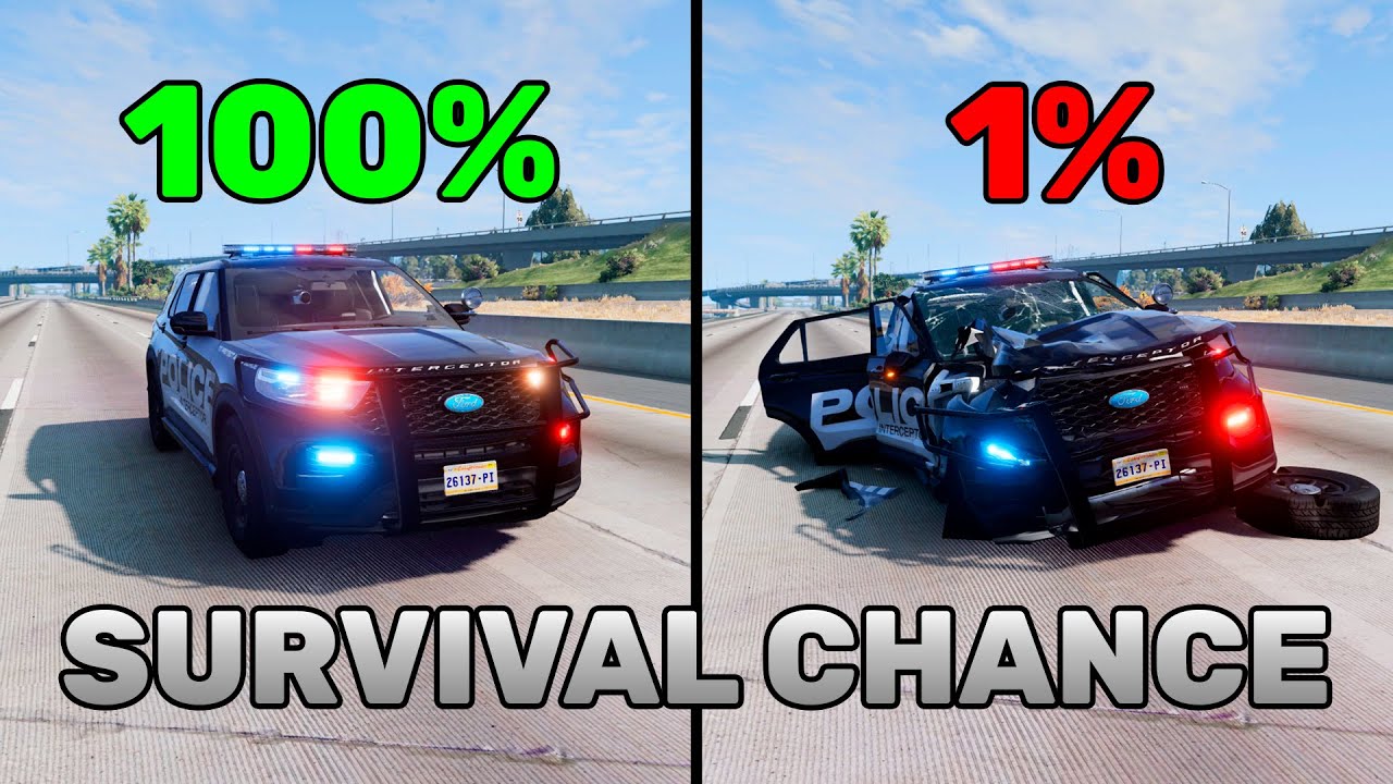 BeamNG.drive Realistic Crashes #17 | Epic Survival Chance Test