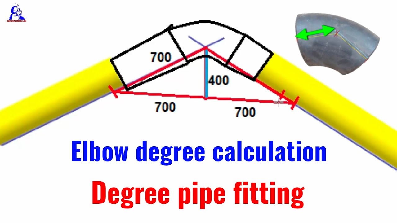 Elbow degree calculation rolling pipe | how to elbow degree offset pipe fitting
