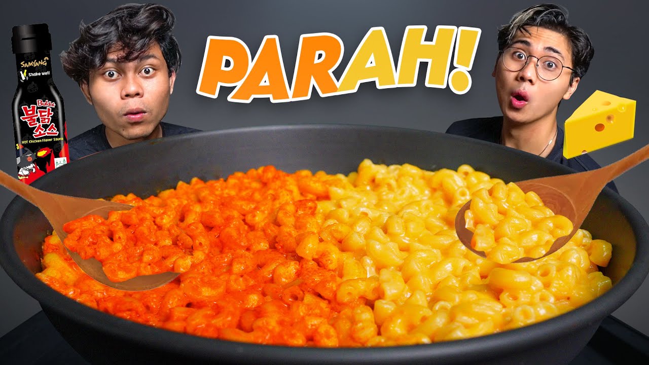 CREAMY!! MUKBANG MAC AND CHEESE SAMYANG PORSI JUMBO!! FT.WEDA🥵